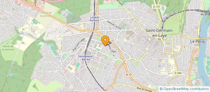 localisation de l'entreprise BTSP à SAINT-GERMAIN-EN-LAYE
