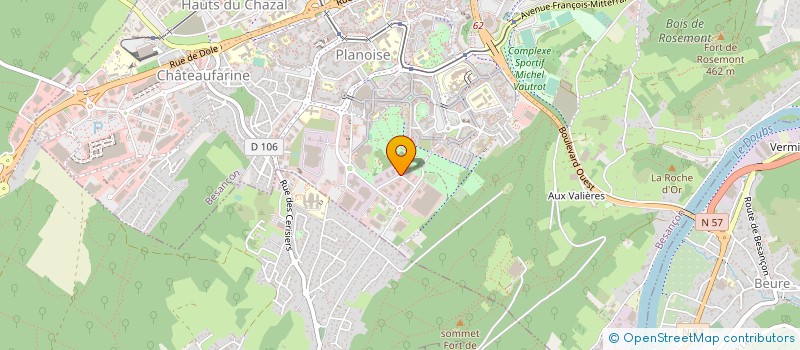 localisation de l'entreprise BTV L'INVESTISSEMENT IMMOBILIER à BESANCON