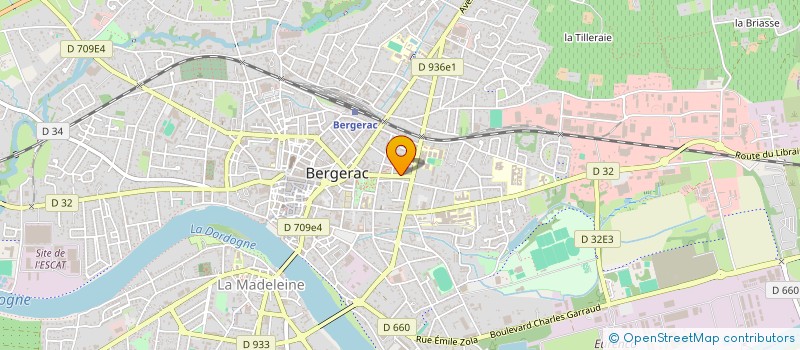 localisation de l'entreprise BTVG à BERGERAC