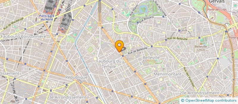 localisation de l'entreprise BTX  PARIS