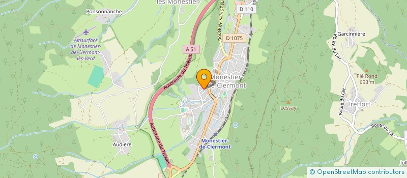 localisation de l'entreprise BTX CREA  MONESTIER-DE-CLERMONT