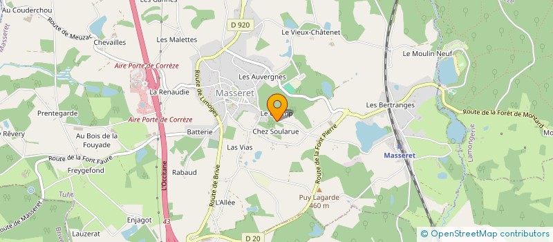 localisation de l'entreprise BTX INVEST  MASSERET