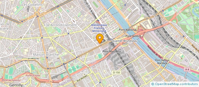 localisation de l'entreprise BTX PRO à PARIS