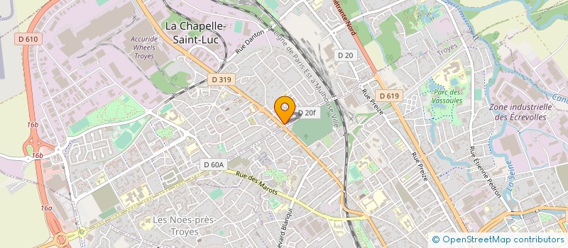 localisation de l'entreprise BTXA à LA CHAPELLE-SAINT-LUC