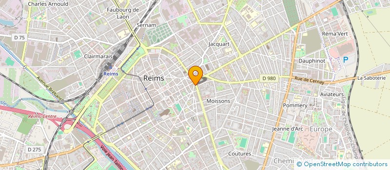 localisation de l'entreprise BTYHOL  REIMS