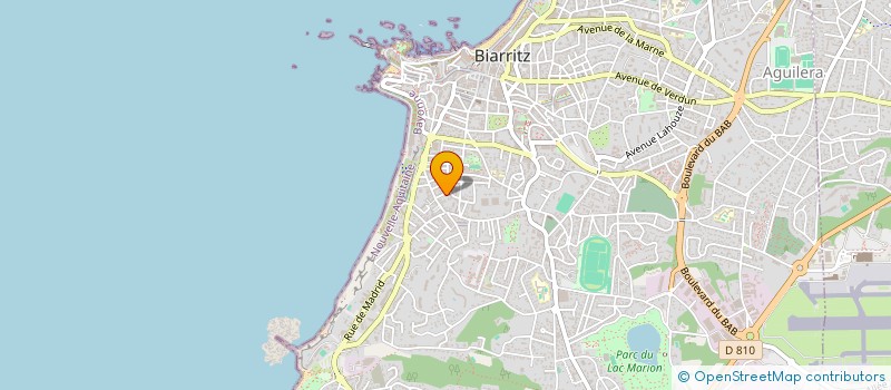 localisation de l'entreprise BTZ à BIARRITZ