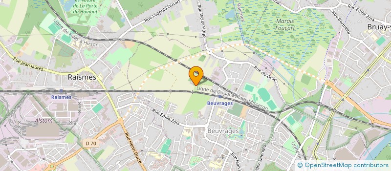 localisation de l'entreprise BTZ  BEUVRAGES