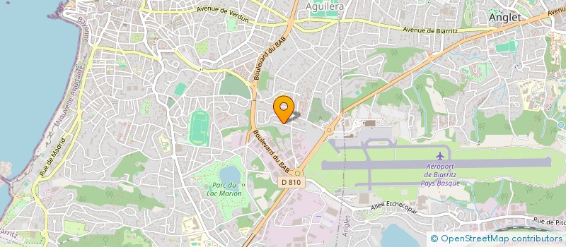 localisation de l'entreprise BTZ CANGRAND à BIARRITZ