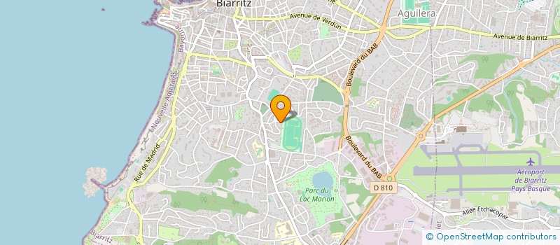 localisation de l'entreprise BTZ COMMUNICATION à BIARRITZ