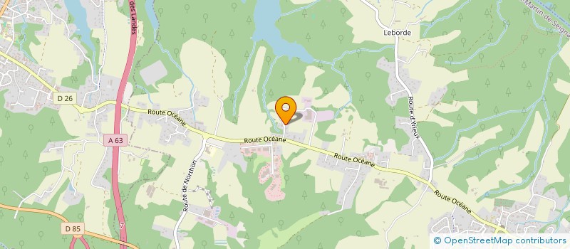 localisation de l'entreprise BTZ LES HALLES  SAINT-MARTIN-DE-SEIGNANX