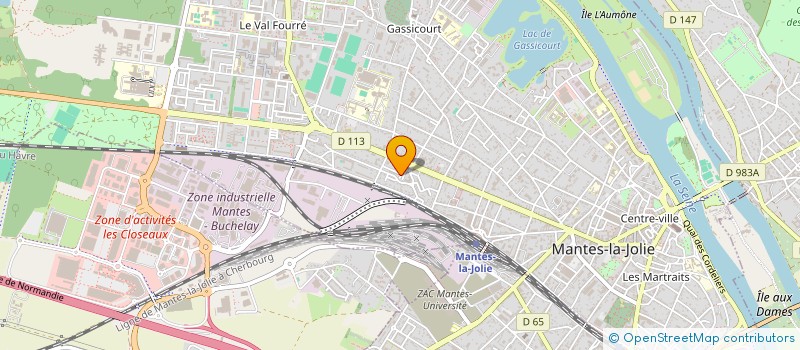 localisation de l'entreprise BTZ TELECOM  MANTES-LA-JOLIE