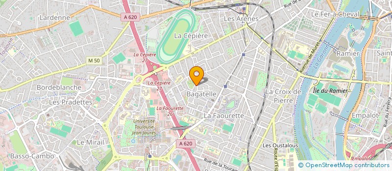 localisation de l'entreprise BTZ TRANSPORTS à TOULOUSE