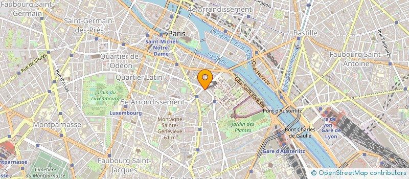 localisation de l'entreprise BU à PARIS