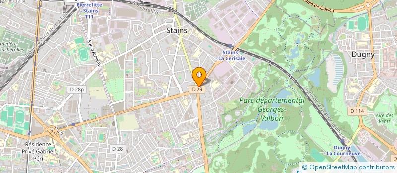 localisation de l'entreprise BU à STAINS