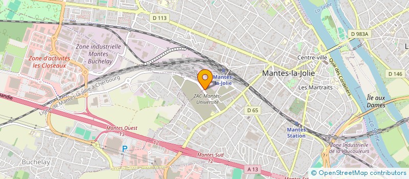 localisation de l'entreprise BU CLEAN  MANTES-LA-JOLIE