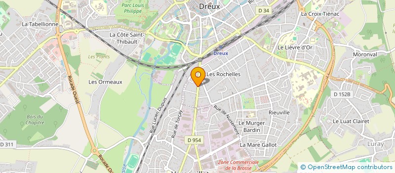 localisation de l'entreprise BU DO KARATE KYOKUSHIN à DREUX