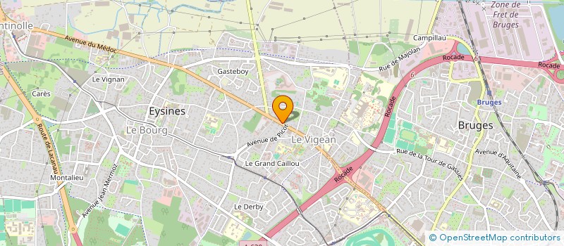 localisation de l'entreprise BU SAP à EYSINES