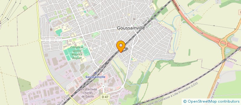 localisation de l'entreprise BU2T  GOUSSAINVILLE