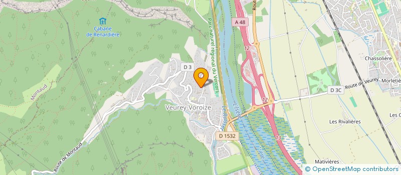 localisation de l'entreprise BUATON HARY SERVICES à VEUREY-VOROIZE