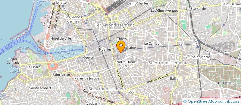 localisation de l'entreprise BUBASTIS DISTRIBUTION à MARSEILLE