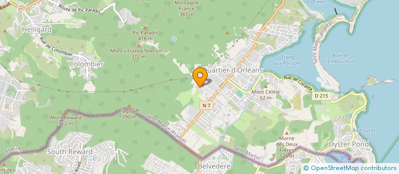 localisation de l'entreprise BUBBA FISH  SAINT MARTIN