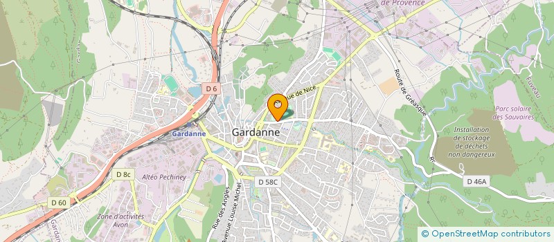 localisation de l'entreprise BUBBA IMMO à GARDANNE