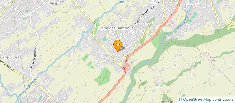 localisation de l'entreprise BUBBLE 974 à SAINT-PIERRE