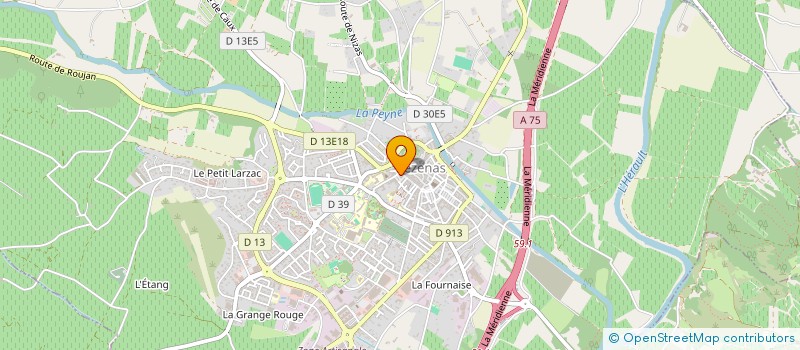 localisation de l'entreprise BUBBLE ARTS  PEZENAS