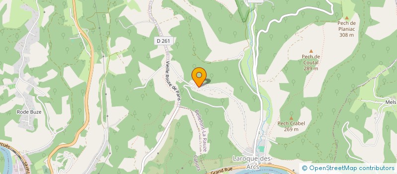 localisation de l'entreprise BUBBLE BAND  BELLEFONT-LA RAUZE