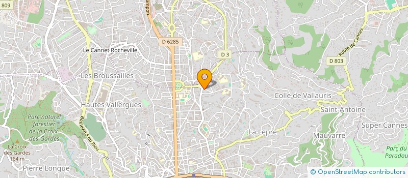 localisation de l'entreprise BUBBLE BEACH  CANNES