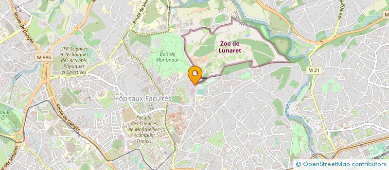 localisation de l'entreprise BUBBLE CLEAN à MONTPELLIER