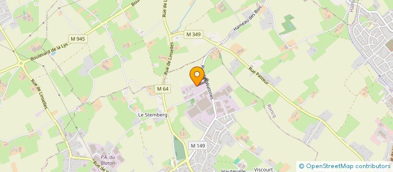 localisation de l'entreprise BUBBLE GUM  LINSELLES