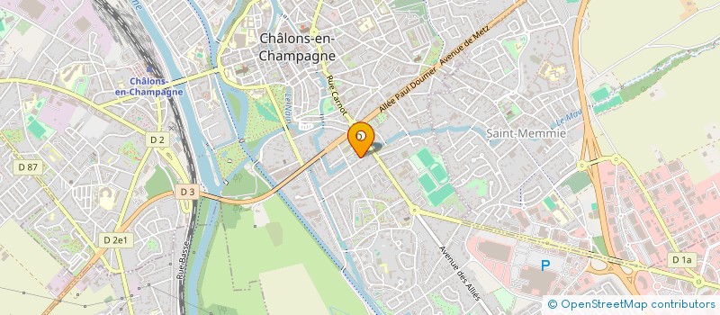 localisation de l'entreprise BUBBLE KORNER  CHALONS-EN-CHAMPAGNE
