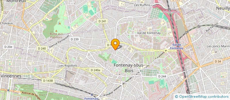 localisation de l'entreprise BUBBLE PHONE à FONTENAY-SOUS-BOIS