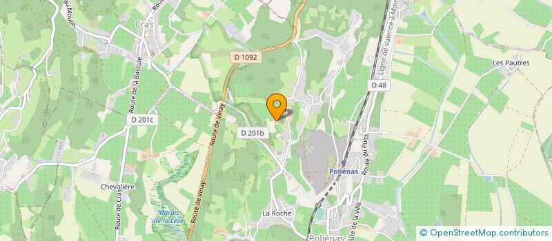 localisation de l'entreprise BUBBLE TRIP  POLIENAS