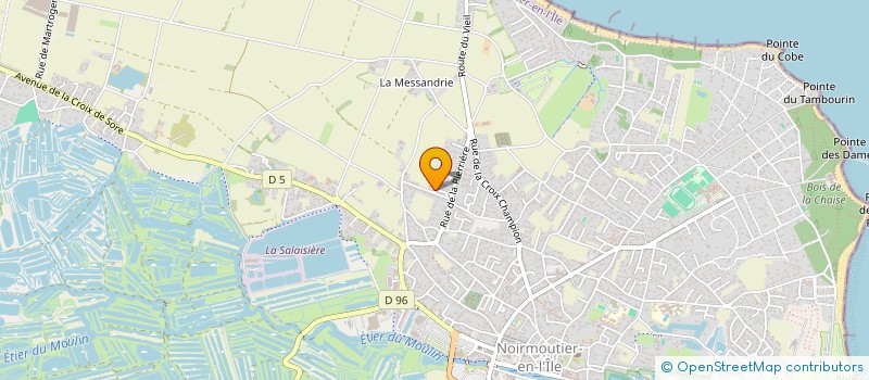 localisation de l'entreprise BUBBLE WAFFLE  NOIRMOUTIER-EN-L'ILE