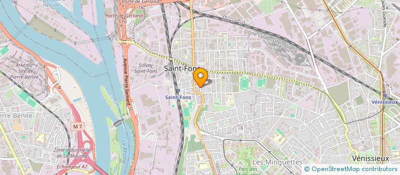 localisation de l'entreprise BUBBLE WORLD  SAINT-FONS
