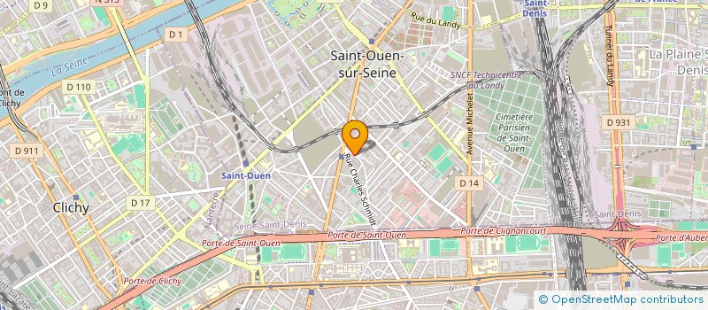 localisation de l'entreprise BUBBLEBOX à SAINT-OUEN-SUR-SEINE