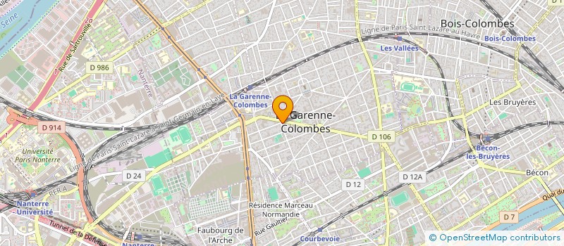 localisation de l'entreprise BUBBLECOM à LA GARENNE-COLOMBES