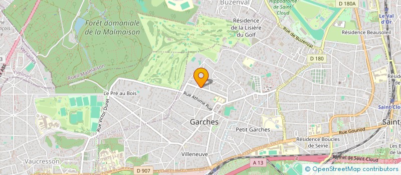 localisation de l'entreprise BUBBLES UNLIMITED  GARCHES