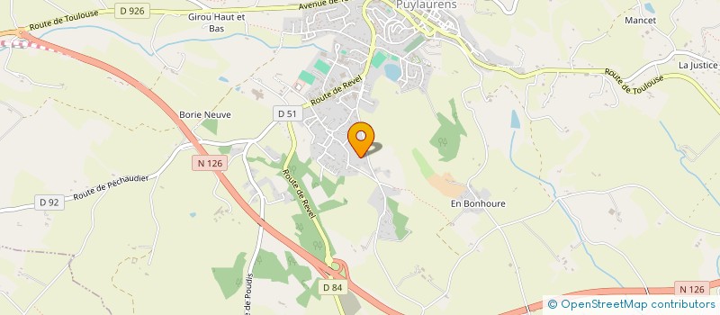 localisation de l'entreprise BUBBLY PROD  POUDIS