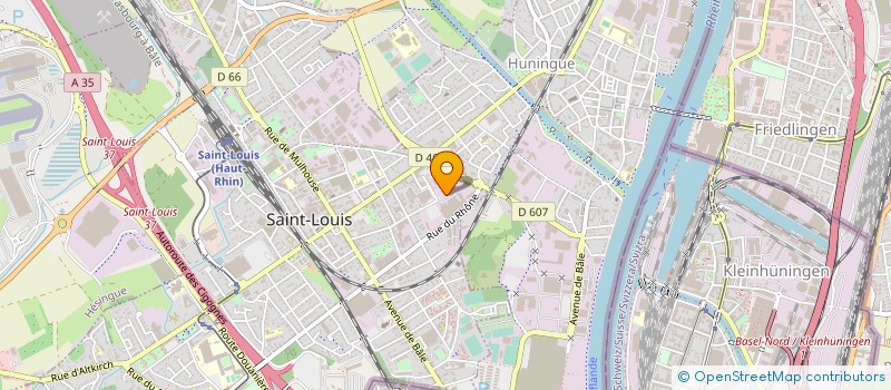 localisation de l'entreprise BUBENDORFF SERVICE SA à MULHOUSE
