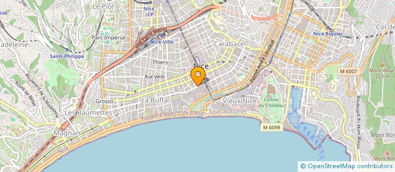 localisation de l'entreprise BUBLESH à NICE
