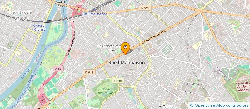 localisation de l'entreprise BUBLSTORE à RUEIL-MALMAISON