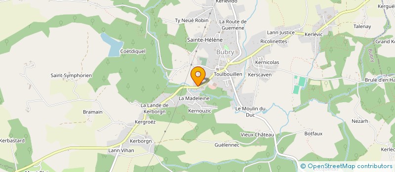 localisation de l'entreprise BUBRY MOTOCULTURE à BUBRY