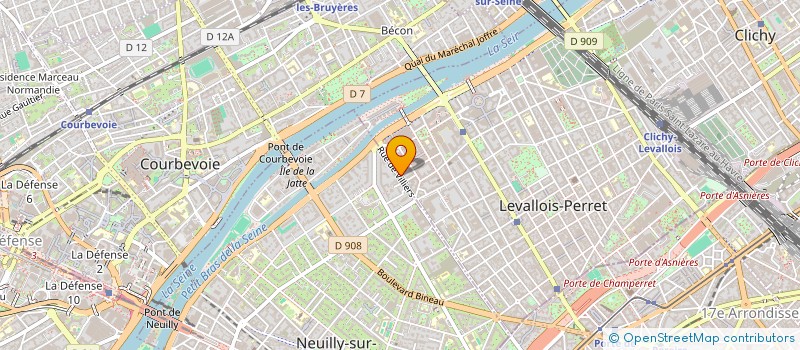 localisation de l'entreprise BUBUGAO HOLDING à LEVALLOIS-PERRET