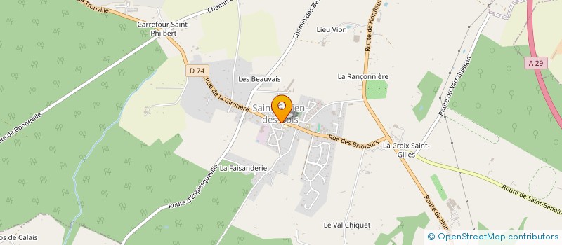 localisation de l'entreprise BUBULLE  SAINT-GATIEN-DES-BOIS