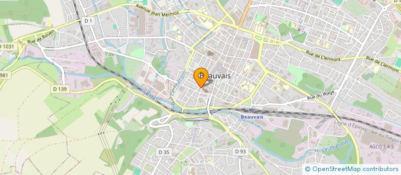 localisation de l'entreprise BUCAILLE TRANSACTIONS  BEAUVAIS