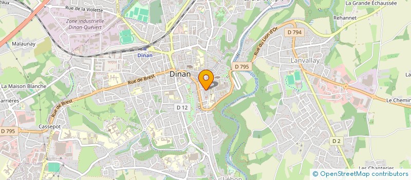 localisation de l'entreprise BUCAILLE, WIENER, ARCHITECTES ET ASSOCIES  DINAN