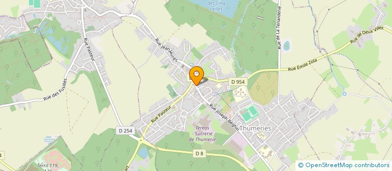 localisation de l'entreprise BUCAMP CAPON à THUMERIES